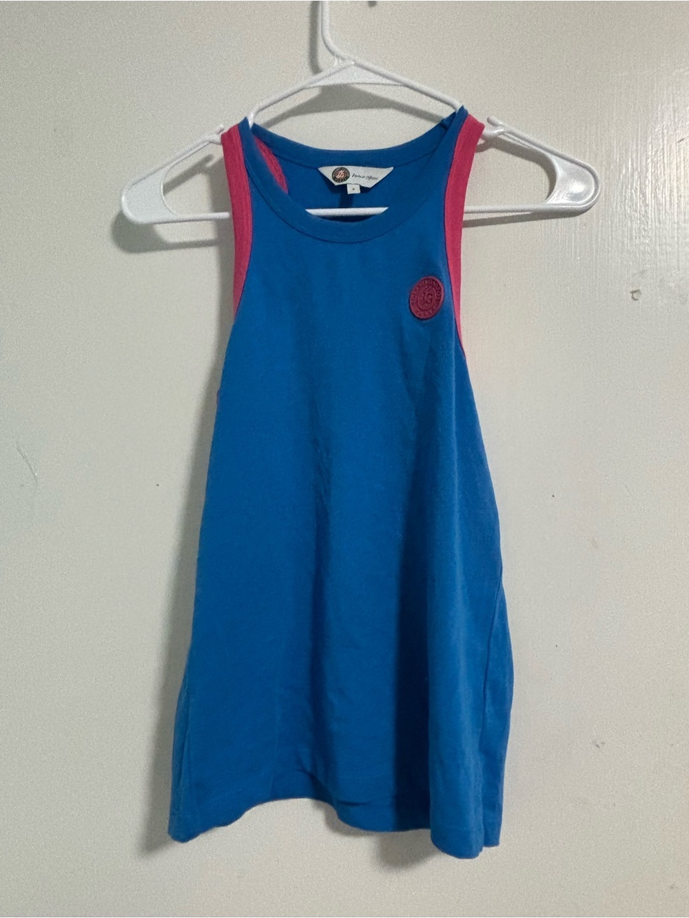 Roland Garros Limited Edition Blue Racerback Tennis Tank Top | Size S